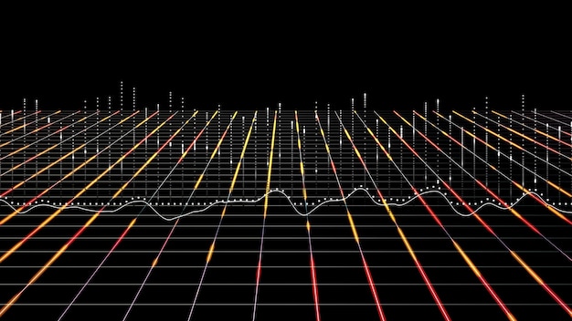 Data chart 3D Big Data Information flow mesh design Financial technological concept Hitech information flow blockchain bigdata visualization Business Backdrop 3D render