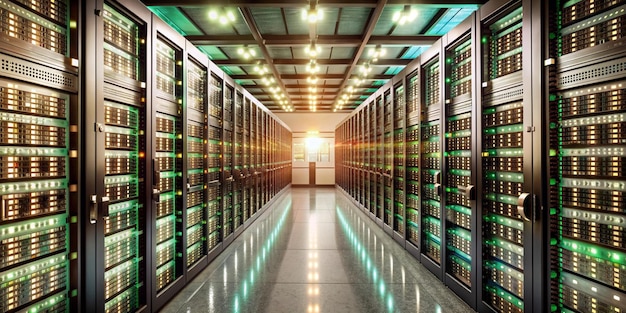 Data server center background digital hosting