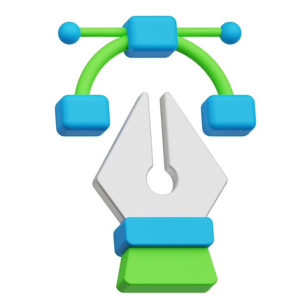 design interface 3d icon isolated on the white background