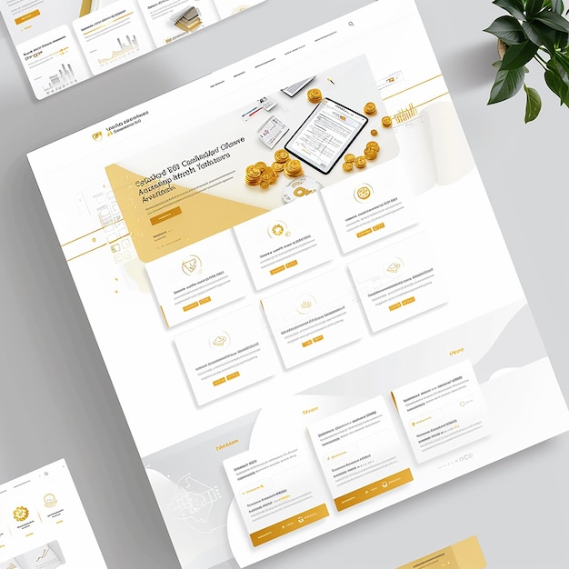 design professional website layout for company specializing in gold and cryptocurrency trading
