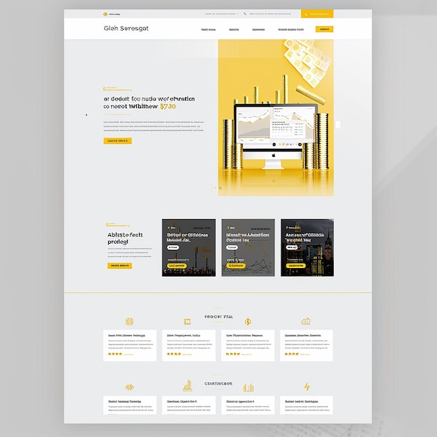 design professional website layout for company specializing in gold and cryptocurrency trading