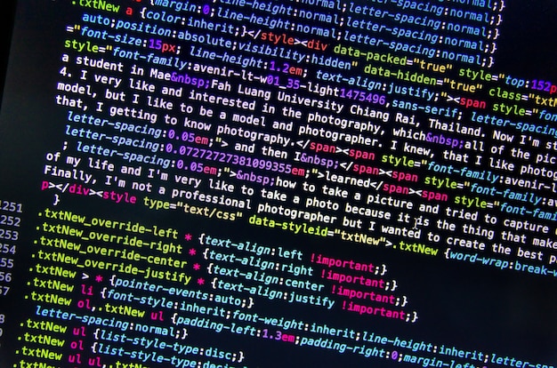 Desktop source code and Wallpaper by Computer language with coding and programming.