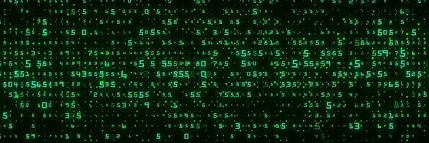 digital background green matrix coding or hacking concept abstract data concept 3d rendering