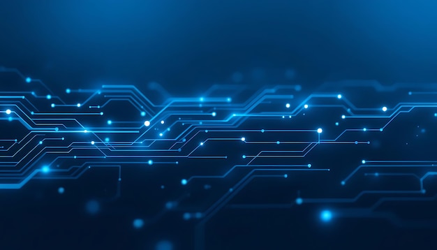 Digital circuit technology background with hitech digital data connection system