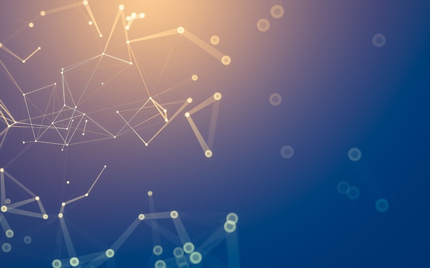 Digital technology connectors background