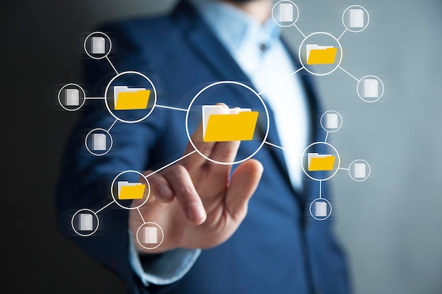 Document management big data system concept Enterprise content management