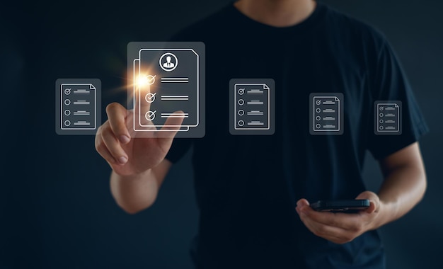 Document Management System online documentation database and process automation to efficiently manage files knowledge and documentation in enterprise Corporate business technology