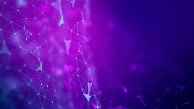 dot and lines connected background
