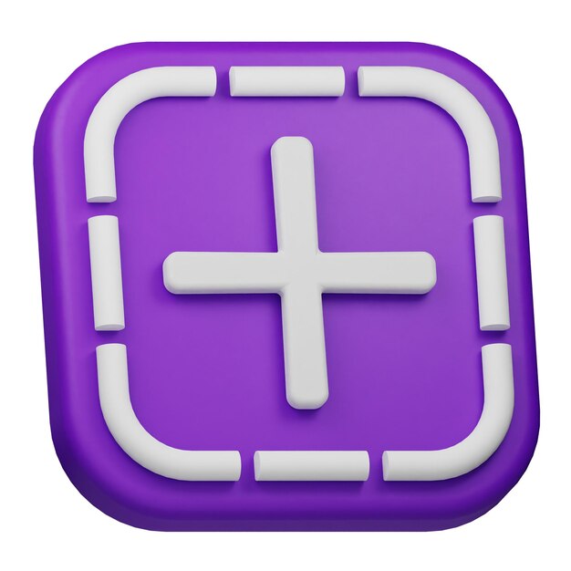 draft 3d icon isolated on the white background