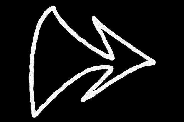 drawing effect isolated on black background marking hand drawn design elements ink brush direction