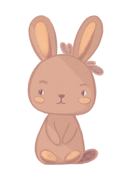 easter bunny with easter eggs