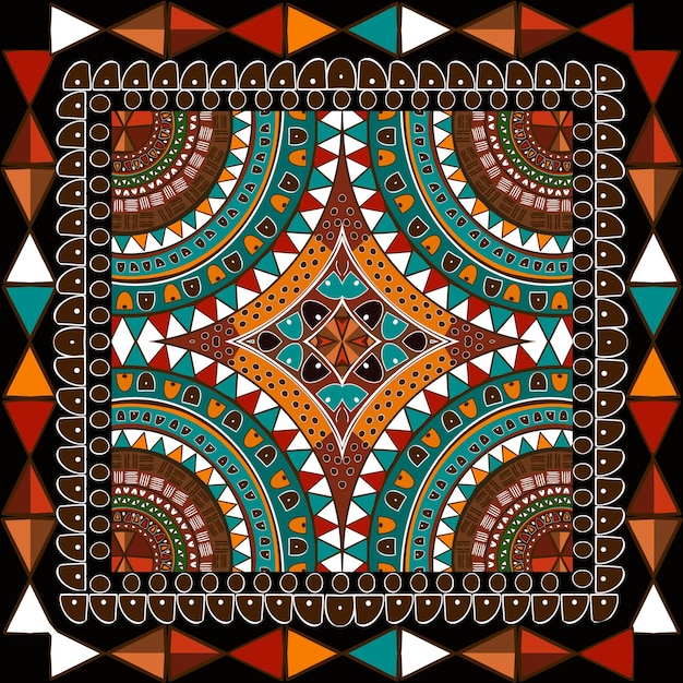 ethnic arabian fabric pattern in vibrant red tones infused with watercolor effects these patterns