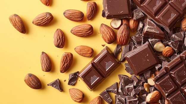 exquisite almond candy and chocolate treats