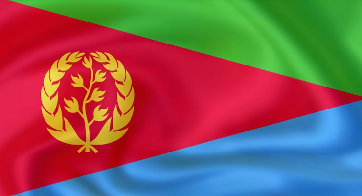 Photo flag of eritrea