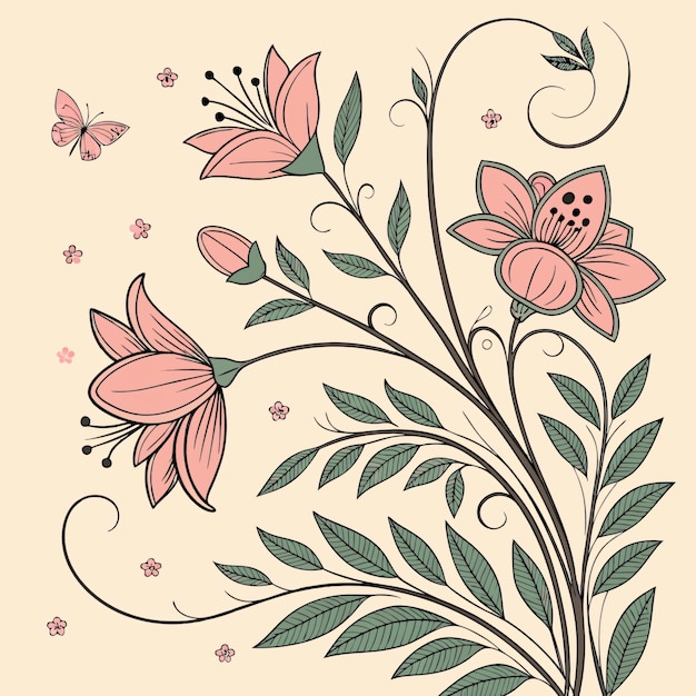 Floral Lily Design