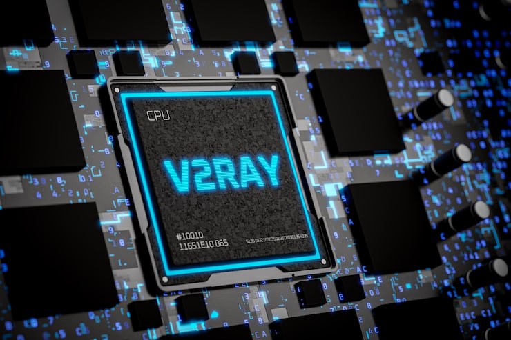 Photo freedom on the internet concept of bypassing censorship on internet replacement of vpn for accessing internet v2ray tool is responsible for implementing network protocols and functions 3d render