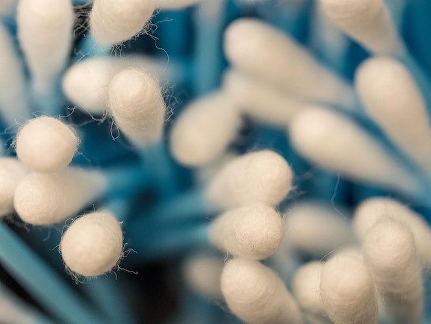 Full frame shot of cotton swabs