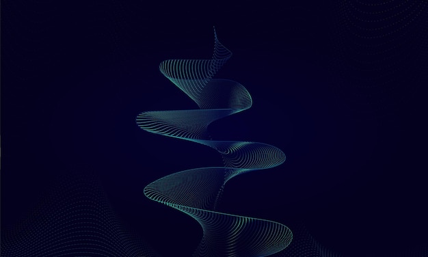 Futuristic Abstract Wave Backgrounds Photoshop Tech Design Series