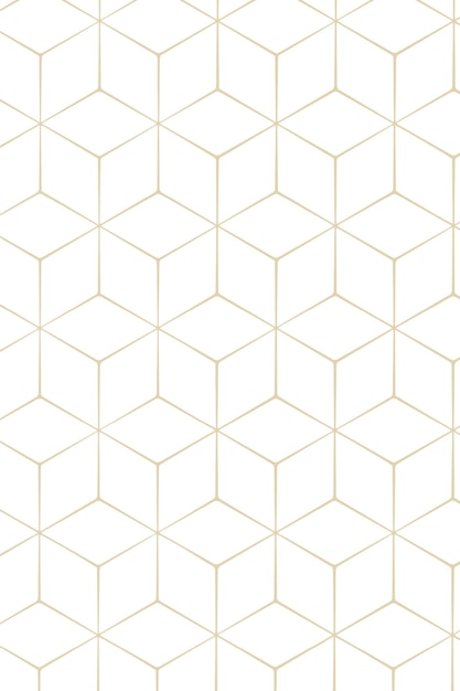 Geometric Cube Pattern Wallpaper