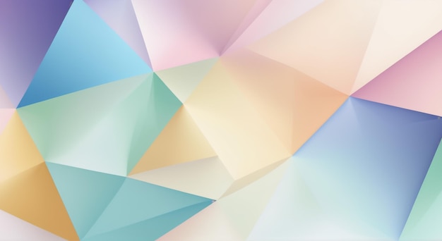 Geometric Harmony Abstract Triangular Background Stock Illustration