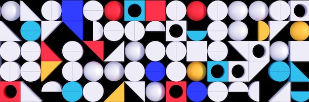 Geometric pop modern pattern background