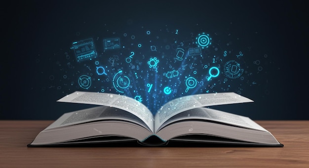 Glowing Book of Knowledge