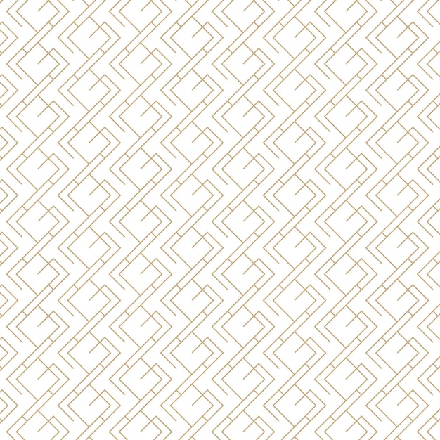 Gold interlacement stylish pattern design element