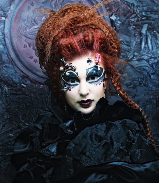 gothic witch dark woman