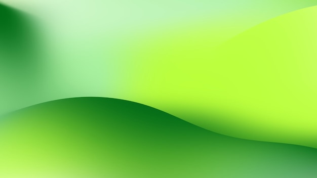 Gradient blur green pastel abstract background
