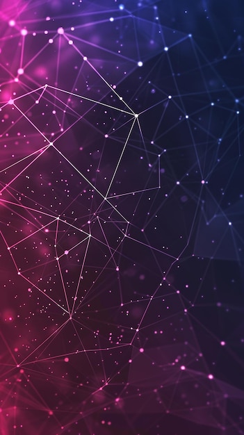 Gradient Network Connection Background