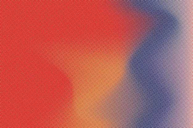 Gradient Orange amp Blue Halftone