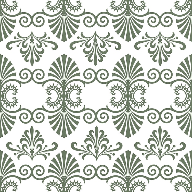 Greek key seamless pattern png background