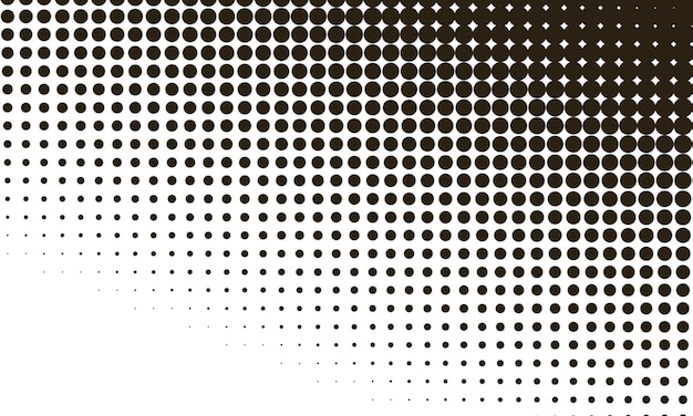 halftone background with dark brown color