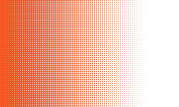halftone background with persimmon color