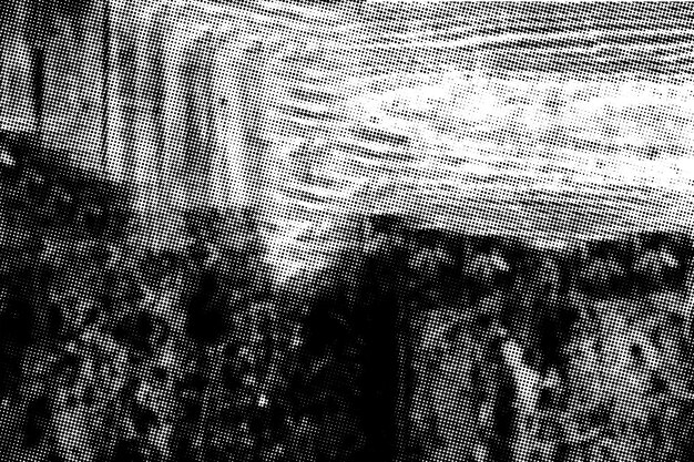 Halftone Grayscale Background