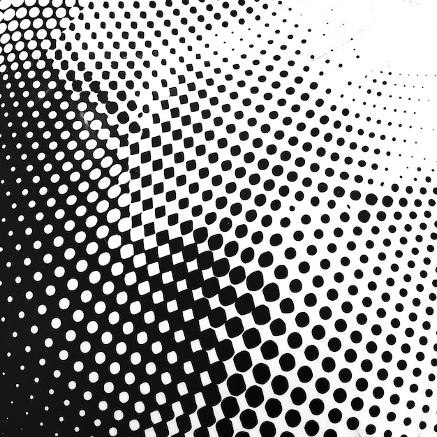 Halftone trên nền trắng