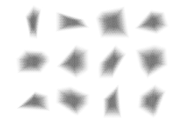 Halftone Triangle Pattern Reprographic Technique for Simulating Background Set