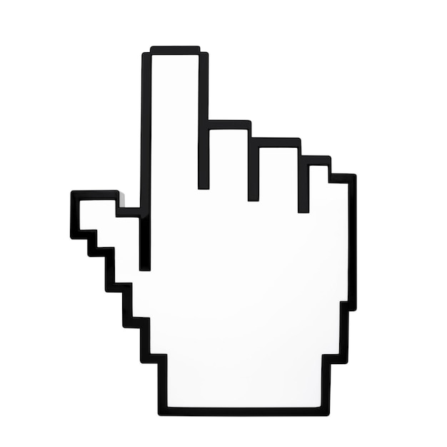 Hand Cursor with Clipping Paths
