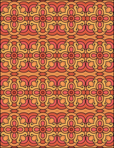 HandDrawn Geometric Pattern Coloring Page Geometric Pattern Coloring Page For Adults