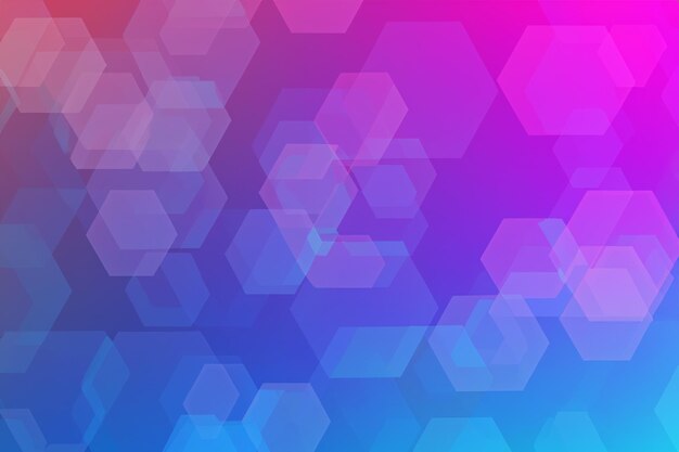 Hexagonal Color Background