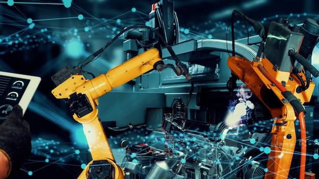Hiện đại hóa tay robot công nghiệp thông minh cho công nghệ nhà máy tiên tiến