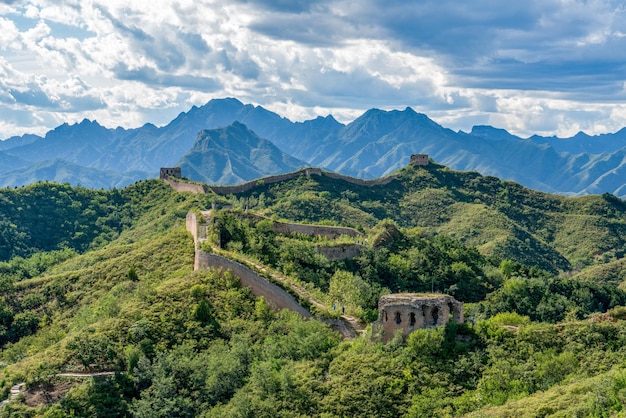 high angle view of mountain against cloudy sky