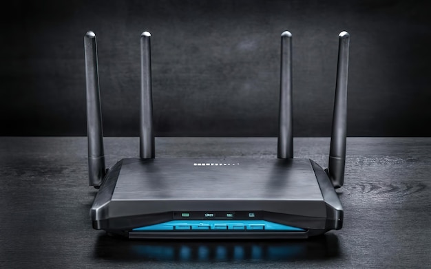 high speed wireless router with multiple connected devices