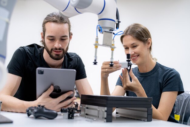 High Tech Robotic Arm with an Artificial Intelligence Computer Processor Unit in its