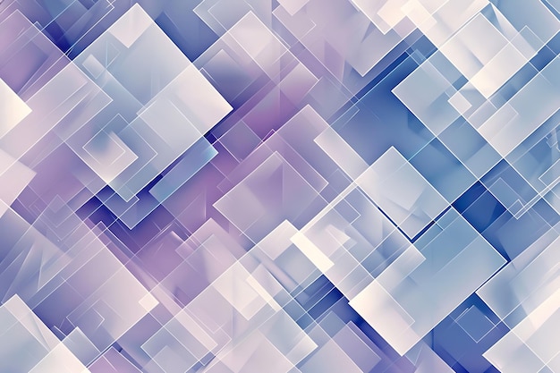 Highresolution geometric pattern with overlapping transparent squares creating a modern and elegant visual effect