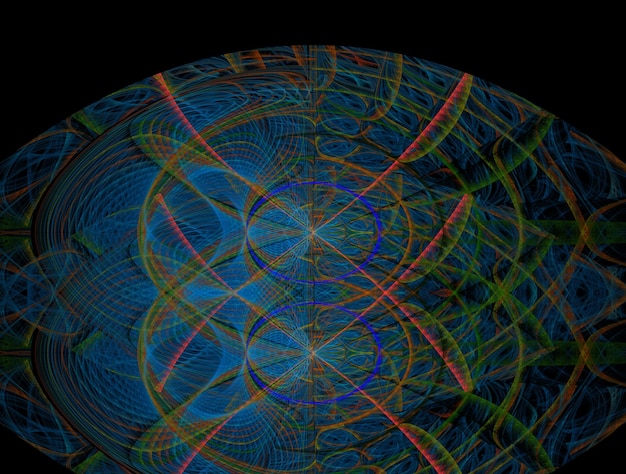 Hình ảnh nền trừu tượng fractal giàu trí tưởng tượng