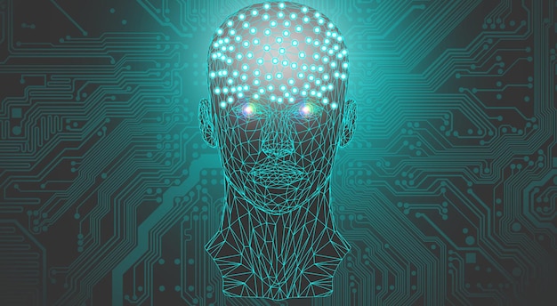 Hình nền Robot Green Ai