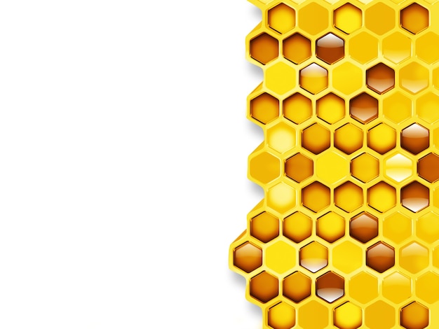 Honeycomb close up as background