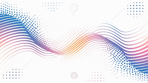 horizontal poster background in modern minimalist style with dynamic liquid gradient shapes