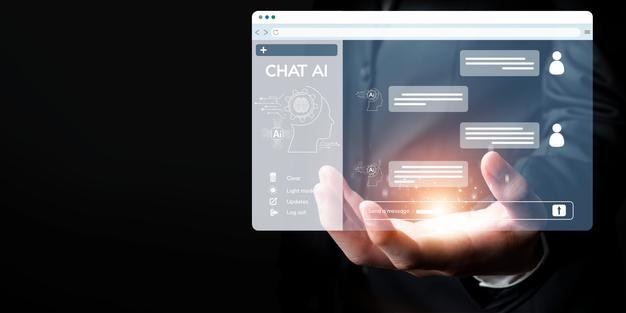 Human interact with AI artificial intelligence virtual assistant EIDE